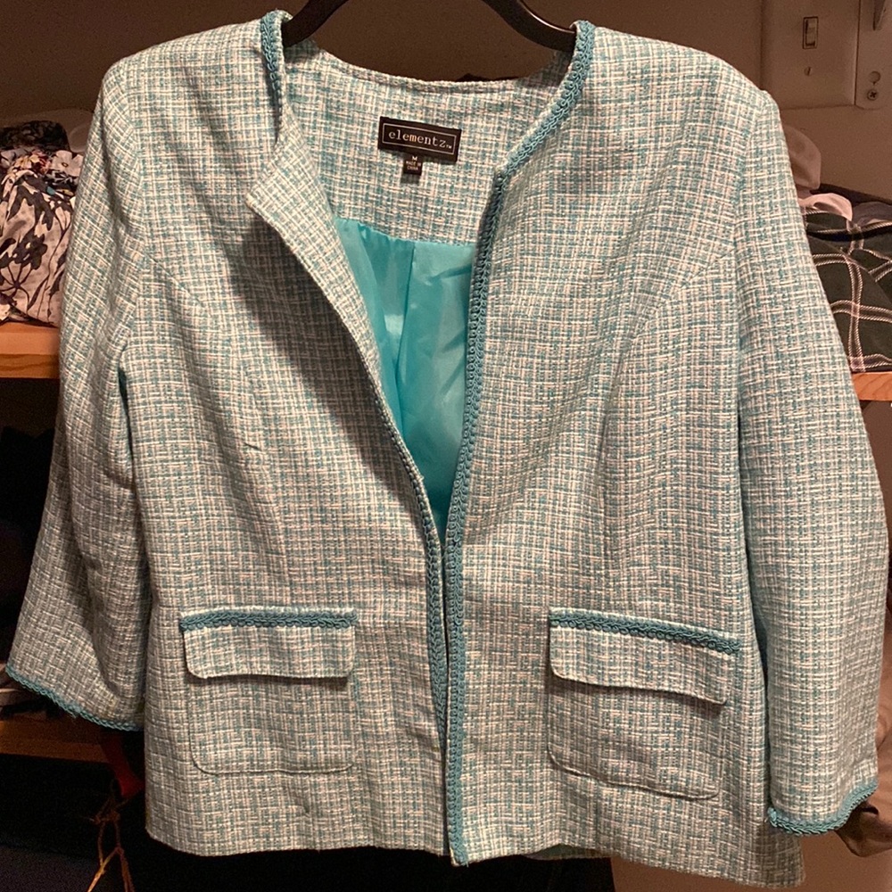 Tweed style blazer